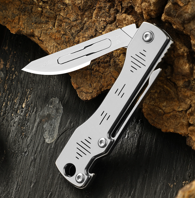 EDC Keychain Pocket Knife 10 Blade