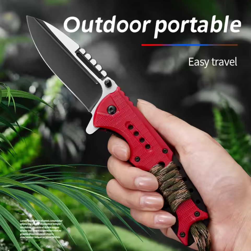 Red Portable EDC Pocket Knife