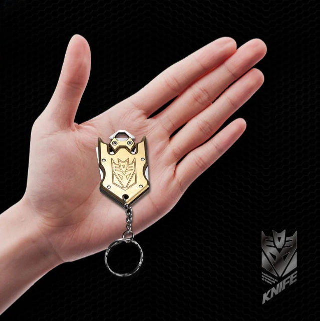 Decepticon Keychain Mini Pocket Knife