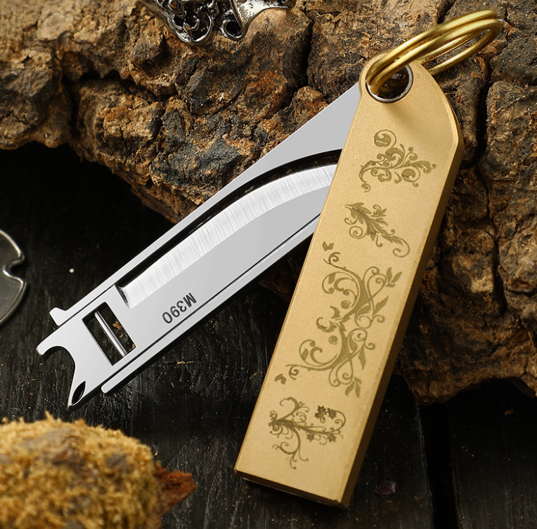 Mini Brass Pocket Knife