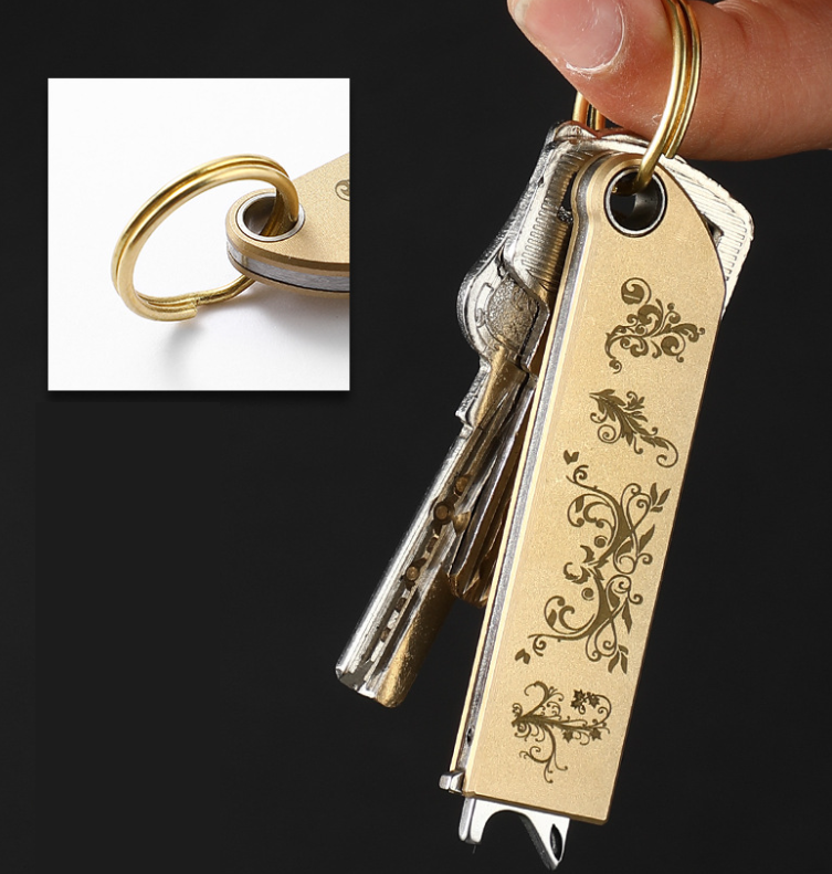 Mini Brass Pocket Knife