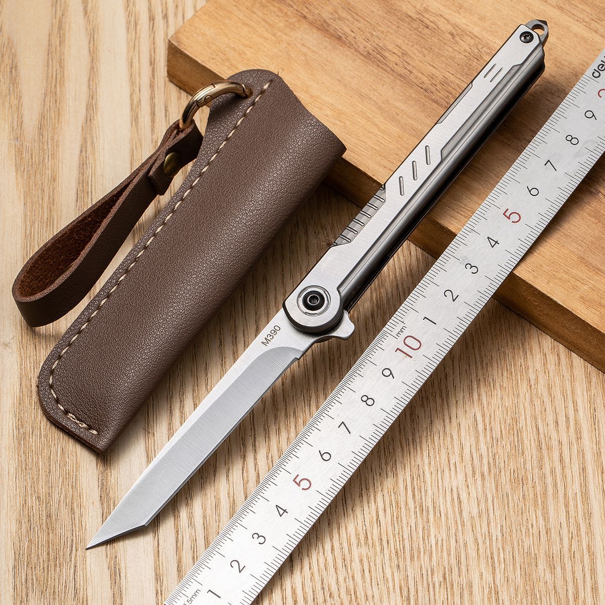M390 Stainless steel small high hardness folding knife