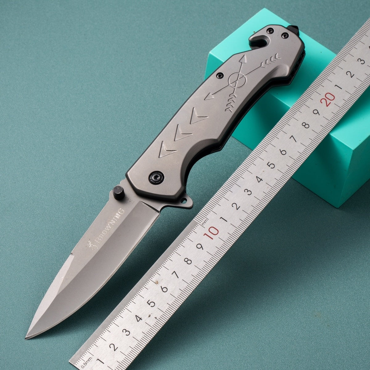 Full Steel Handle Outdoor Folding Knife