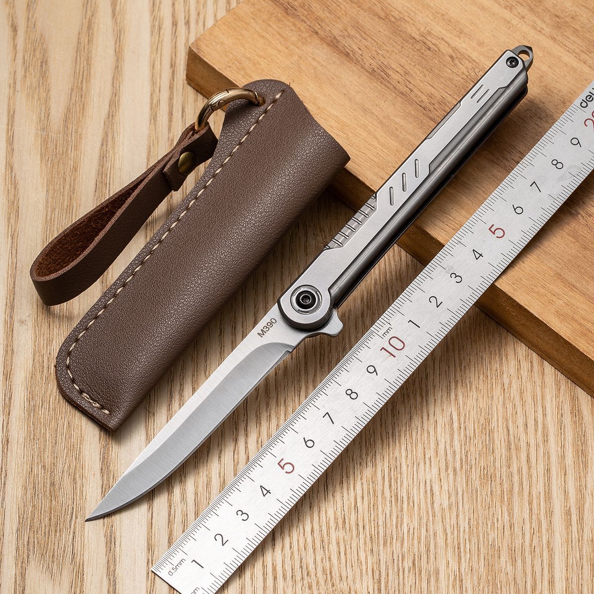 M390 Stainless steel small high hardness folding knife