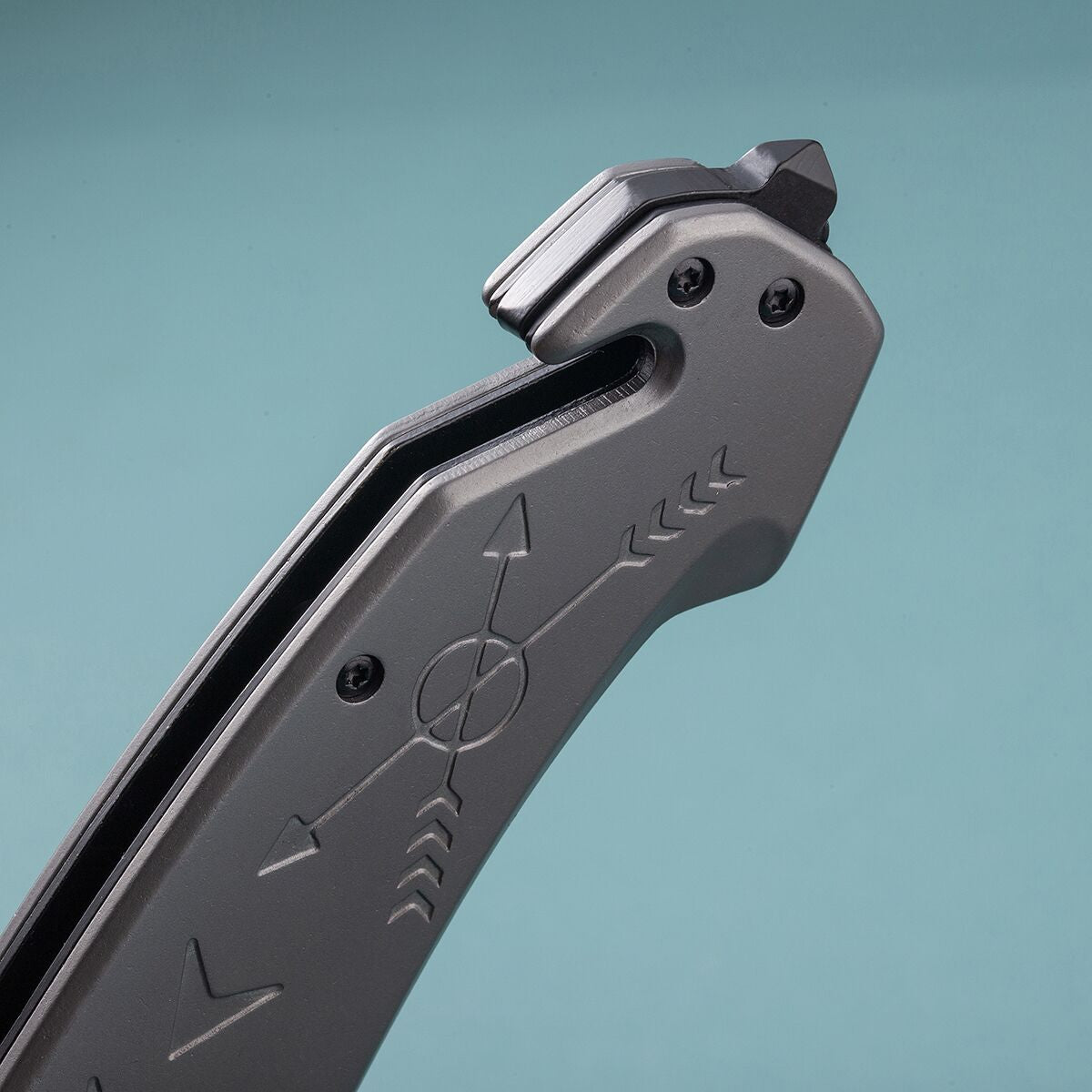 Full Steel Handle Outdoor Folding Knife