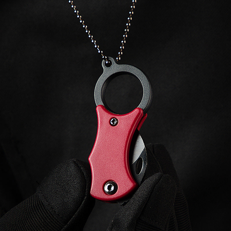 Folding Small Hook Knife with Plastic Handle