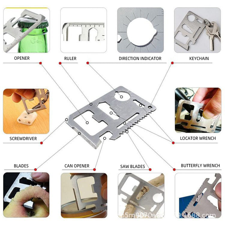 【Throughone】Multifunctional Outdoor Tool Set