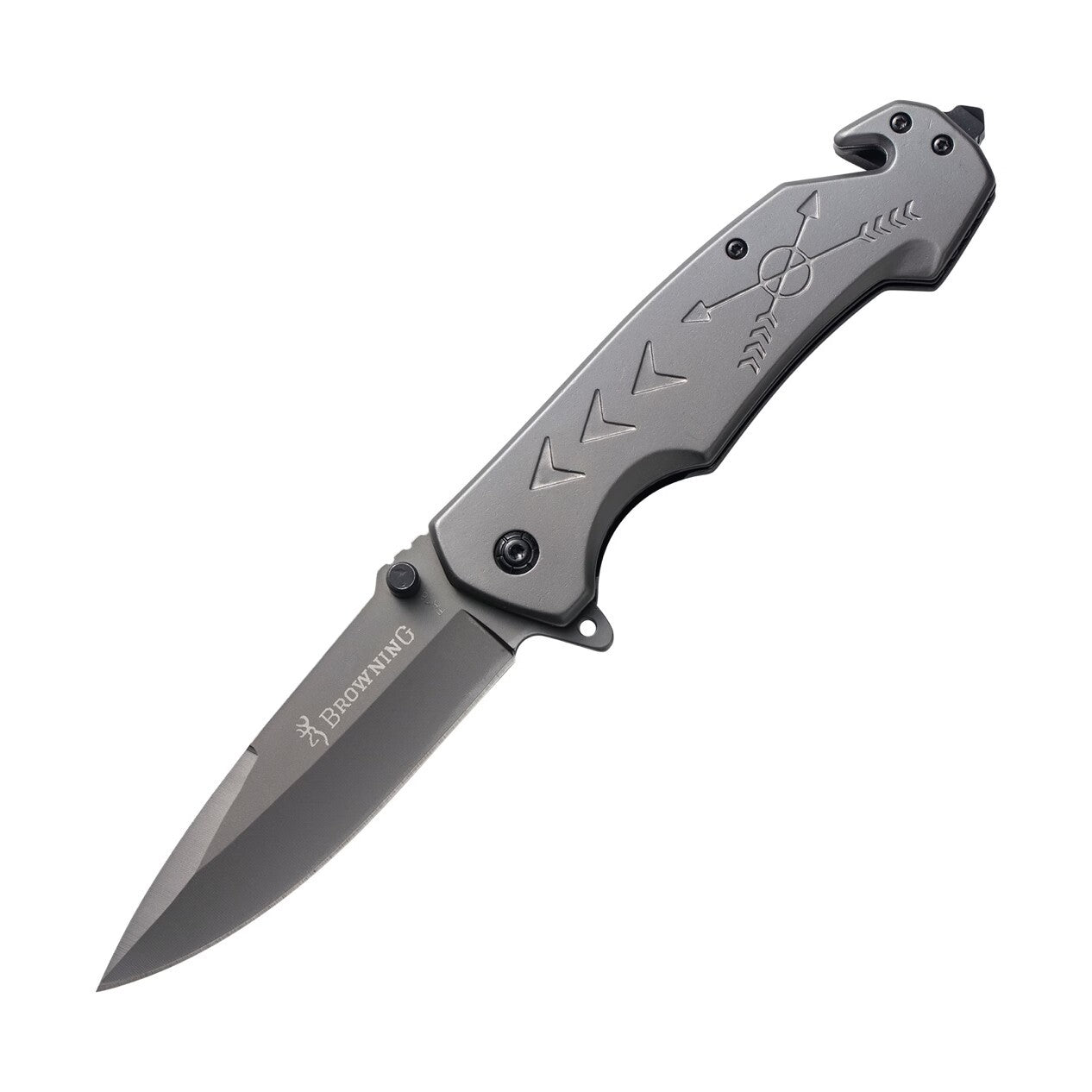 Full Steel Handle Outdoor Folding Knife