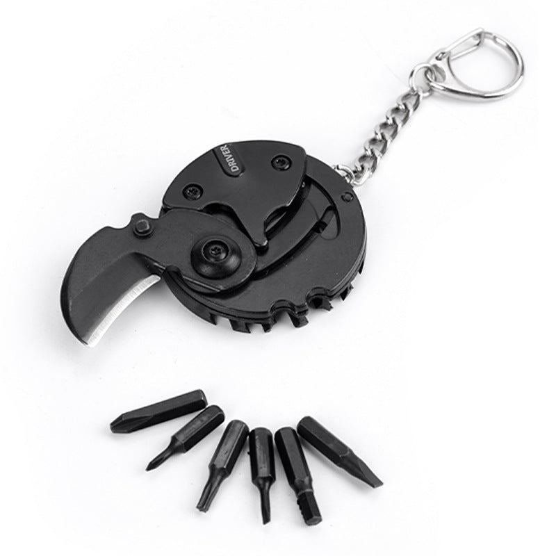【Throughone】Multi-functional Coin Type Keychain