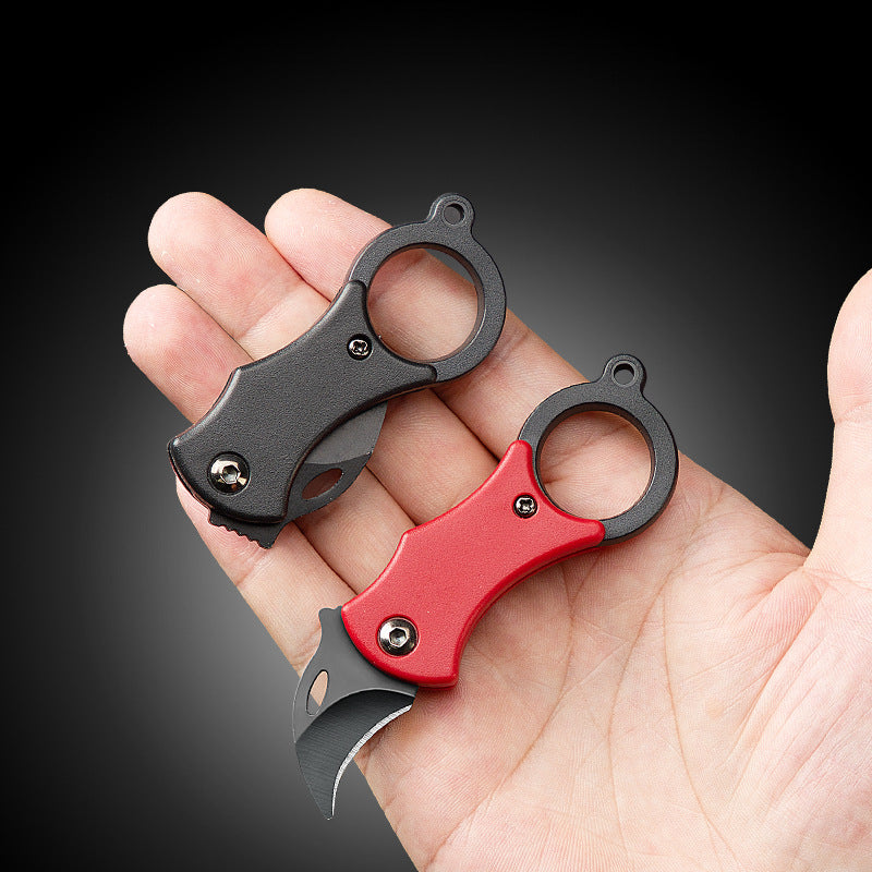 Folding Small Hook Knife with Plastic Handle