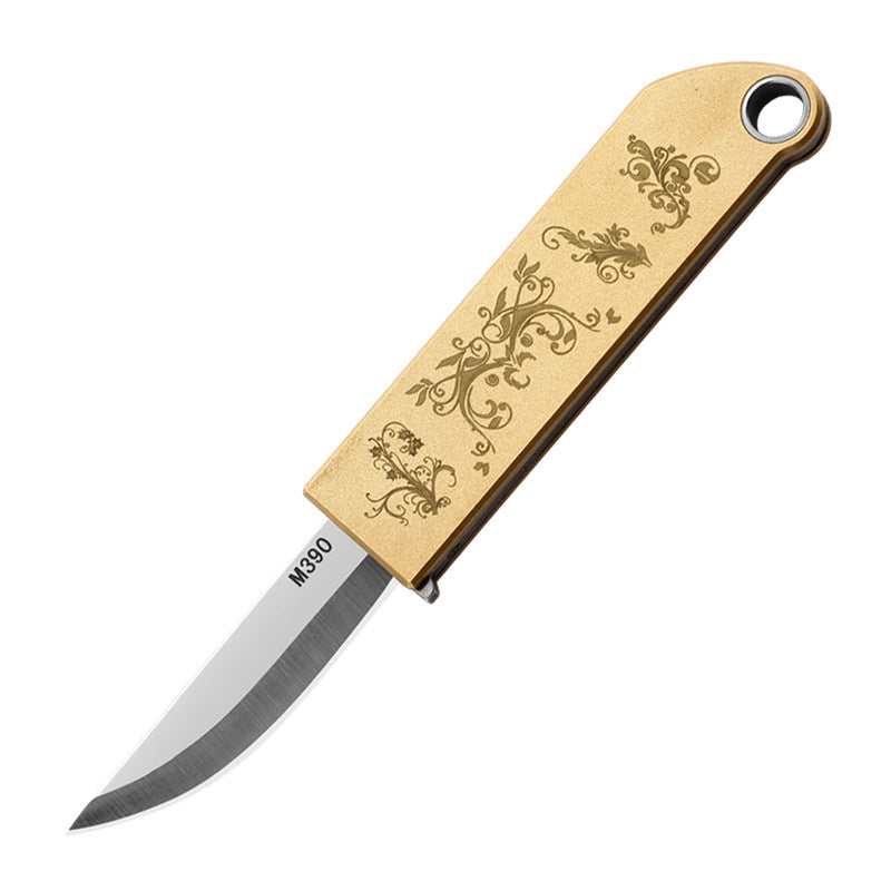 Mini Brass Pocket Knife
