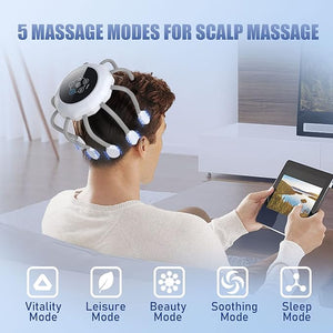 【Hot Sale 50%OFF】Head Massager, Scalp Massager with 10 Vibration Contacts