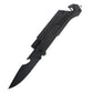 Black EDC Outdoor Folding Knife Multi